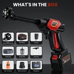 Nexpow 48V Cordless Pressure Washer 1000 Psi 2.4 Gpm 50MIN 6-IN-1 Nozzle. Fixed Price $79.99.