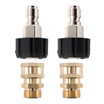 4X Pressure Washer Adapter Quick Connect M22 Swivel To 3/8'' 5000PSI. Fixed Price $16.06.