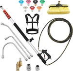 25 Ft Pressure Washer Telescoping Wand, With Power Extension Wands & High. Fixed Price $186.93.