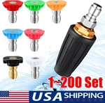 4.0GPM High Pressure Washer Rotating Turbo Nozzle Spray Tip 4000PSI 1/4" Quick. Fixed Price $68.26.