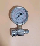 Mingle Pressure Washer Gauge Kit, 3/8 Inch Quick Connect, 6000 Psi Open Box C6. Fixed Price $25.00.