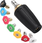 Pressure Washer Turbo Nozzle Tips, 4000 Psi 4.0GPM Quick 7 Pieces. Fixed Price $27.37.