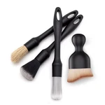 Qiotceen Car Detailing Brush Set 4-PIECE Kit For Interior & Exterior Black. Fixed Price $11.94.