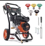 Vevor BS180D-SP 2.6GPM Gas Pressure Washer (R3600PSI26GPM7JAR). Fixed Price $330.00.