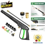 Versatile 3600 Psi Pressure Washer Gun - Ideal For Ryobi, Karcher, Honda & More. Fixed Price $77.84.