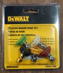 (RI4) Dewalt 4500 Psi Quick Connect Pressure Washer Spray Tips DXPA45ST. Fixed Price $12.99.