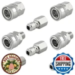 Raincovo Pressure Washer Quick Connect 3/8" Fittings Set - 5000 Psi Stainless. Fixed Price $53.08.