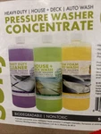 Sun Joe 3 Pack Pressure Washer Concentrate Formula, Biodegradable Detergent Trio. Fixed Price $23.90.