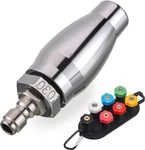 Joejet Turbo Nozzle For Pressure Washer, Rotating With 1/4" Quick Orifice 3.0. Fixed Price $36.04.