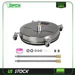 18" Pressure Washer Surface Cleaner With 4 Wheels Stainless Steel Housing. Fixed Price $85.56.