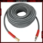Hot Water Pressure Washer Hose 3/8" X 100FT 6000PSI 2-BRAID R2 Quick Connection. Fixed Price $109.05.