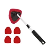 Qztyty Windshield Cleaning Tool, Car Window Cleaner, 5.9*5.3*7.8INCHES, Red. Fixed Price $15.47.
