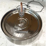 Kittyspout Stainless Steel Cat Water Fountain 4L 135OZ Silent Pump Euc No Flaws. Fixed Price $35.20.