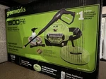 Greenworks - 1900 Psi 1.2 Gpm Electric Pressure Washer Combo Kit. Fixed Price $150.00.