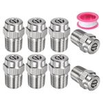 Surface Cleaner Nozzle Tips 8 Pack 25 Degree 1/4 Npt Male Replacement. Fixed Price $29.46.