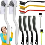 11PCS Crevice Cleaning Brush,gap With Long Handle,small Black. Fixed Price $10.03.