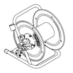 Ridgid H-38 (64862) Hose Reel Assembly For KJ-3100 Water Jetter. Fixed Price $1049.03.