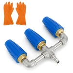 Triple Turbo Nozzle Pressure Washer Tip With Gloves, 360 Rotating. Fixed Price $51.45.