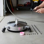 Efficient 16" Pressure Washer Stainless Steel Cleaner - 4 Wheels & Extra Nozzles. Fixed Price $161.99.