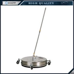 18" Pressure Washer Surface Cleaner With Wheels 4000 Psi + 2 Extension Wand. Fixed Price $88.39.