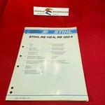 1991-03 (1990-09) Stihl Spare Parts List 110 K 120. Fixed Price $14.99.