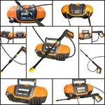 Worx WG601 1500 Psi 1.2 Gpm Electric Pressure Washer 13A, With Multiple Nozzles. Fixed Price $100.00.