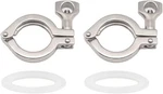 Beduan 2" Sanitary Tri Clamp, 304 Stainless Steel Single Pin Heavy Duty. Fixed Price $19.88.