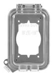 Eaton WIU-1VX Weather Protective Cover, Self Closing, Vertical Mount, Gray,. Fixed Price $17.77.