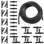 Tesnaao 30 Pcs Car Windshield Washer Hose Kit, 13.1FT Fluid Black. Fixed Price $21.01.
