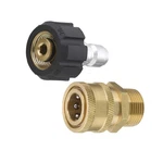 Tool Daily Pressure Washer Adapter Set, Quick Connect M22 15MM Brass,. Fixed Price $14.64.