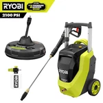 2100 Psi 1.2 Gpm Cold Water Electric Pressure Washer With Surface Cleaner. Fixed Price $256.45.