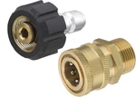 Tool Daily Pressure Washer Adapter Set, Quick Connect Kit, M22 15MM Brass. Fixed Price $14.30.