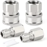 Taisher 304 Stainless Steel Pressure Washer 3/8" Npt FEMALE(4PCS). Fixed Price $23.04.
