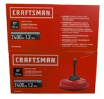 Craftsman 12 In Surface Cleaner 2400 Psi 1.2 Gpm - CMZPWSC100 New Open Box. Fixed Price $39.99.