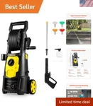 2000 Psi Electric Pressure Washer - Ultimate Portable Cleaner With Foam Cannon. Fixed Price $181.04.