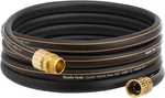 Backyard Garden Hose 15FT No Kink Flexible 5/8 Female Black Orange. Fixed Price $51.99.