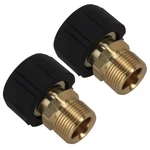 2PCS M22 Brass Adapter For Pressure Washer 14MM To 15MM Female 5000 Psi. Fixed Price $13.11.