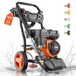 Vevor Gas Pressure Washer 3600 Psi 2.6 Gpm Copper Pump 5 Nozzles For Cars. Fixed Price $339.99.