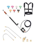 Vevor Pressure Washer Telescoping Wand 24 Ft 4000 Psi Spray Gun With 7 Nozzles. Fixed Price $99.90.