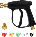 High Pressure Washer Gun 4350PSI, Car With Nozzles And M 22 Brass. Fixed Price $27.99.