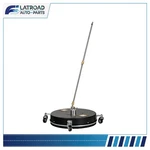 18.5" Black Pressure Washer Surface Cleaner W/ Wheels Stainless Steel 4000PSI. Fixed Price $93.39.