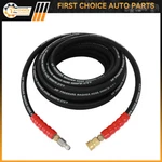 Hot Water Pressure Washer Hose 3/8" X 50FT 6000PSI 2-BRAID R2 Black Wholesale. Fixed Price $62.69.