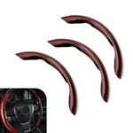 Foelony 3 Car Steering Wheel Covers, Segmented Pcs, Red. Fixed Price $18.98.