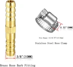 Yuantenhwy Pcs Solid Brass 3/8"(10MM) Barbed Hose Fittings With 7 .... Fixed Price $14.16.