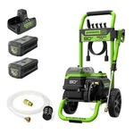 Greenworks 80V 3000PSI Pressure Washer W/ (2)X5AH Battery & Dualport Charger. Fixed Price $899.99.
