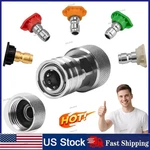 Garden Hose To Pressure Washer Adapter, 3/4" Ght 1/4" Quick Connect Stainl.... Fixed Price $18.99.