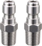 Tool Daily Pressure Washer Coupler, Quick Connect Plug, 1/4 Inch Male Silver. Fixed Price $14.43.