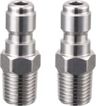 Tool Daily Pressure Washer Coupler, Quick Connect Plug, 1/4 Inch Male Silver. Fixed Price $17.89.