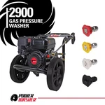 2900 Psi 2.4 Gpm Gas Pressure Washer, Maintenance-free Pump, Reliable Residentia. Fixed Price $312.48.
