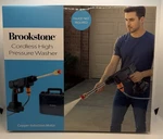Brookstone Cordless High-pressure Washer Portable Rechargeable Brand New. Fixed Price $39.99.